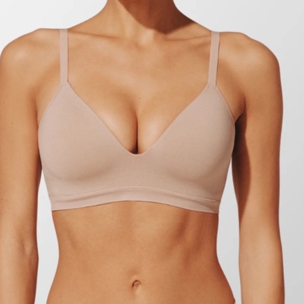ThirdLove form 360 fit lifting wireless bra taupe size S++